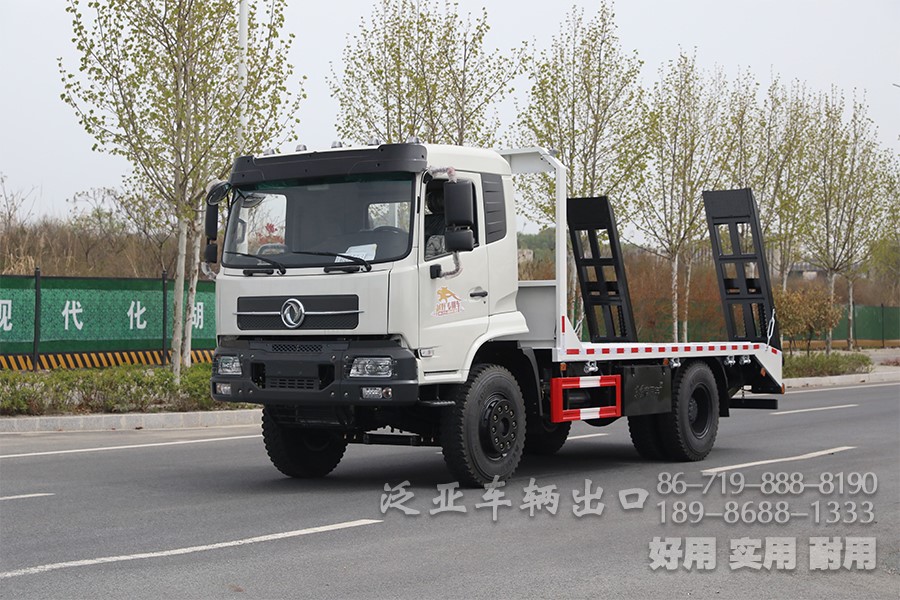 东风4*2挖机板，挖掘机运输车，挖机托运平板车